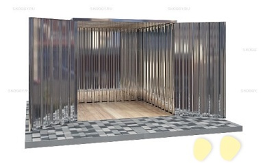 Хозблок с плоской крышей стандартный SKOOGY 3M