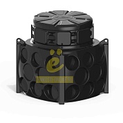 Колодец КН 1000 H1000 с крышкой D780 мм