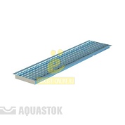 Водоотводная решётка стальная ячеистая оцинкованная РСО Norma DN200