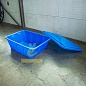 Ванна KN 600л с крышкой черная