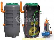 КНС Rodlex Pamps cерии KS 330/12 с насосом Джилекс