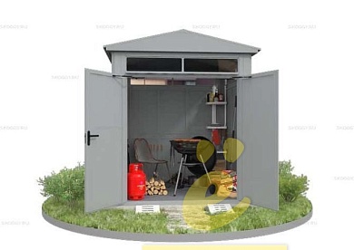 Хозблок с двускатной крышей премиум SKOGGY MINI
