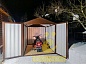 Контейнер для Хранения с Двускатной Крышей Стандартный SKOGGY 5м Wooden