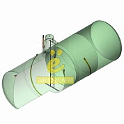 Пожарный резервуар 6 м3 стеклопластиковая