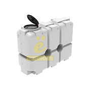 Емкость ST 2000л с откидной крышкой белая