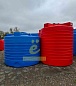 Емкость вертикальная 5000л низкая синий