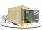 Хозблок с односкатной крышей и двумя окнами SKOGGY 5M