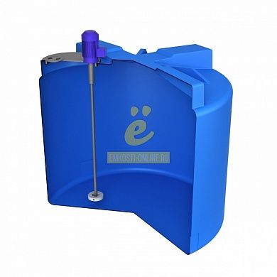 Емкость T 2000 с турбинной мешалкой