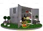 Контейнер для Хранения с Плоской Крышей и Окном SKOGGY 3м